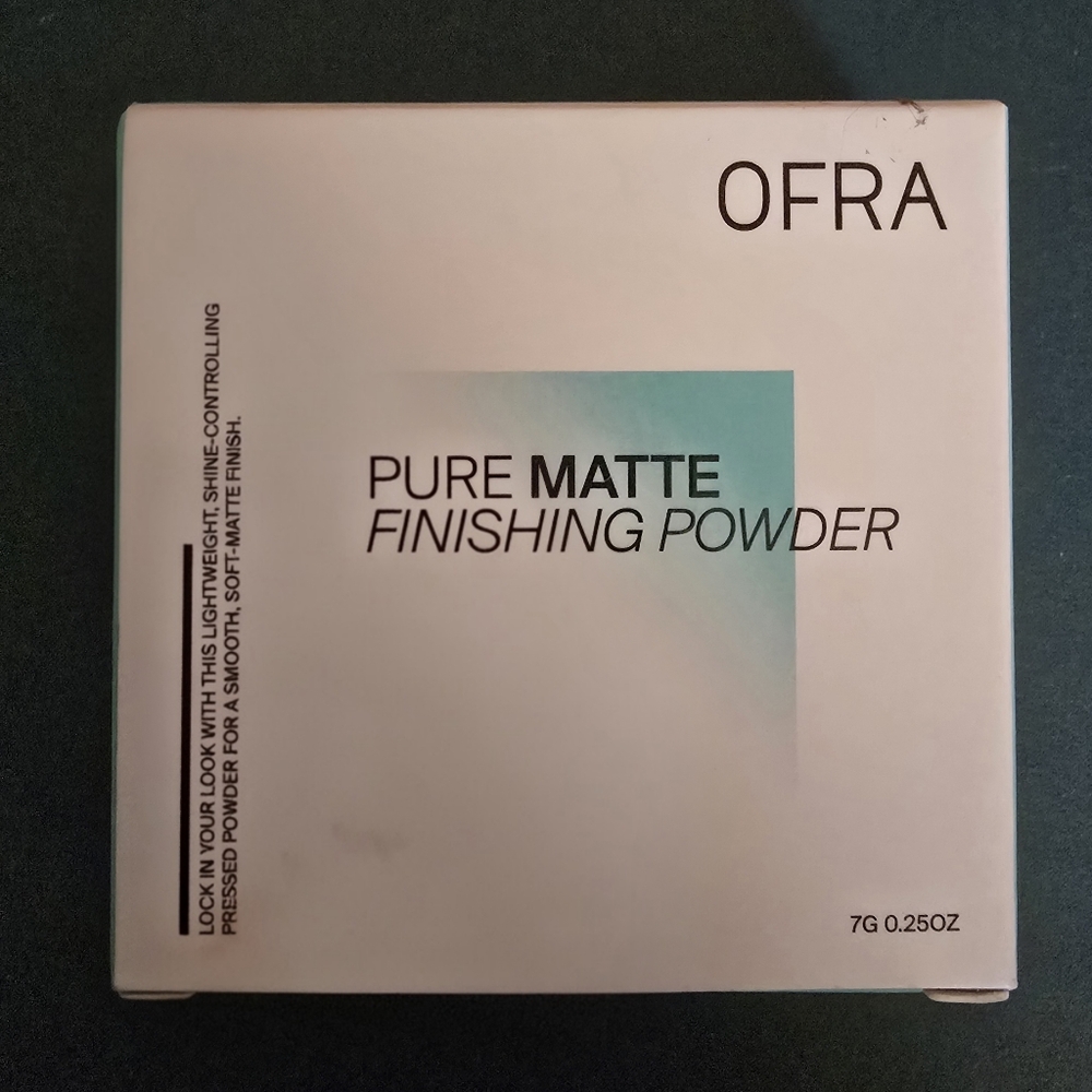 OFRA Pure Matte Finishing Powder with Black and White Packaging